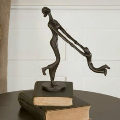 Best Sale ❤️ Table Decor Uttermost At Play 👩 Mother & Child Sculpture ✔️ 7 Table Decor Uttermost At Play Mother & Child Sculpture