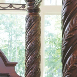 Millennium® By Ashley North Shore - Dark Ultimate Best In Class California Poster Bed With Canopy Beds