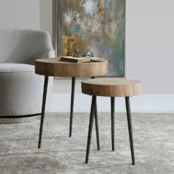 Uttermost Samba Wood Nesting Tables S/2