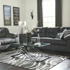 Ashley Furniture Accrington - Tufted Box - Stationary Loveseats