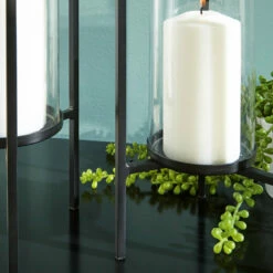 Ashley Furniture Table Decor Ginette - Black - Candle Holder Set (2/cn)