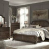 Signature Design By Ashley® Adinton - Brown - 6 Pc. - Dresser, Mirror, Chest, California King Panel Bed With 2 Storage Drawers