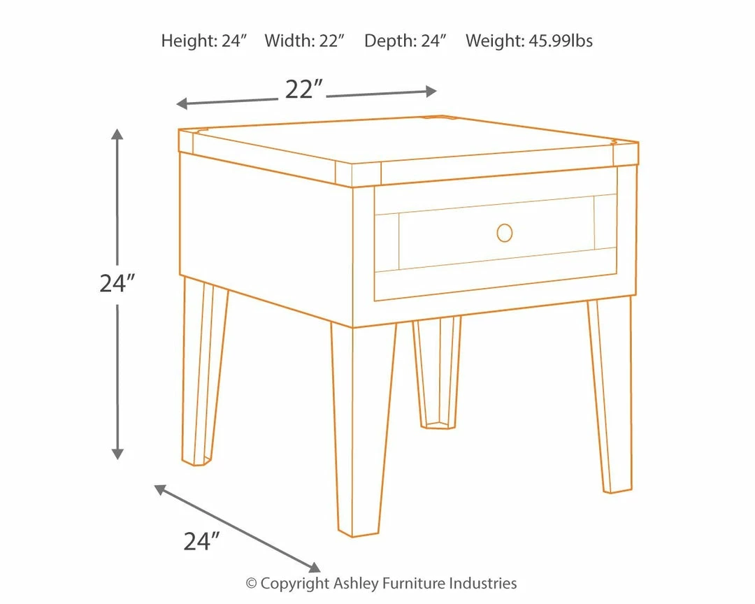 Budget ๐ Ashley Furniture Tables Chazney - Rustic Brown - Rectangular End Table ๐ 5 Ashley Furniture Tables Chazney - Rustic Brown - Rectangular End Table