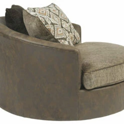 Ashley Furniture Chairs Abalone - Chocolate - Oversized Swivel Accent Chair