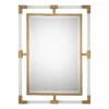 Accessories Uttermost Balkan Modern Gold Wall Mirror