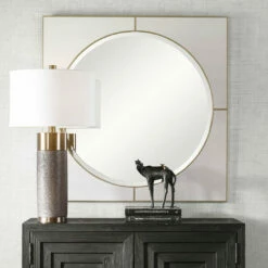 Flash Sale 🔔 Uttermost Cyprus White Square Mirror ❤️ 13 Uttermost Cyprus White Square Mirror