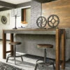 Signature Design By Ashley® Torjin - Dark Brown - 3 Pc. - Long Counter Table, 2 Stools