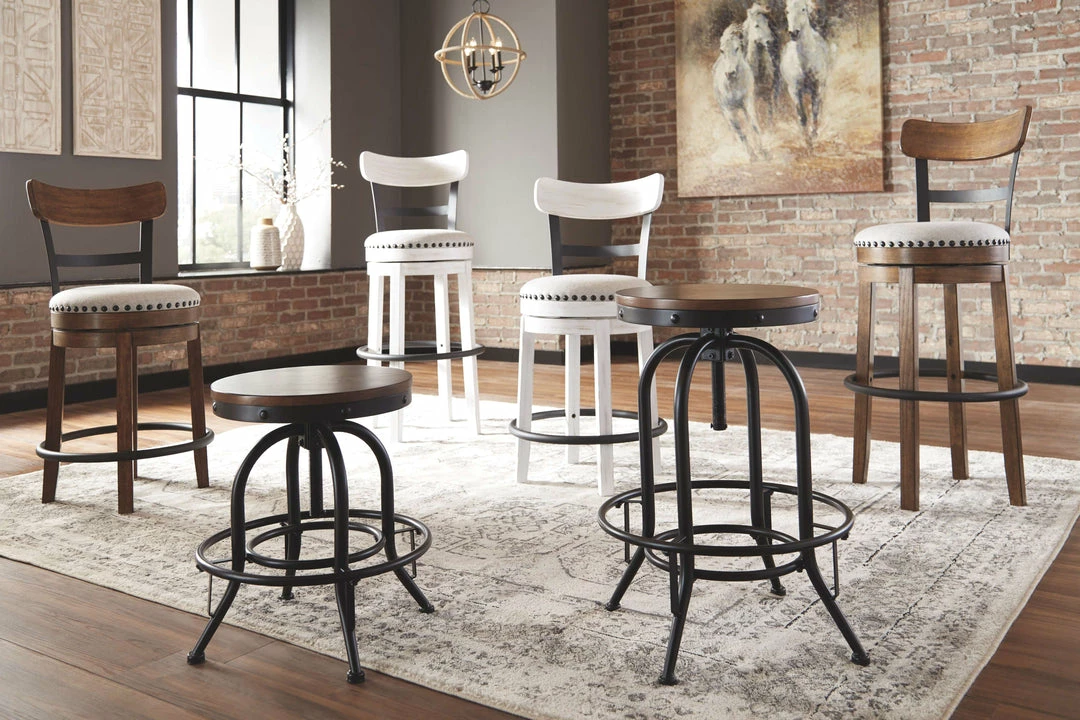 Best Sale 😍 Ashley Furniture Valebeck - Best In Class - Swivel Barstool (2/CN) 🔥 6 Ashley Furniture Valebeck - Best In Class - Swivel Barstool (2/CN)
