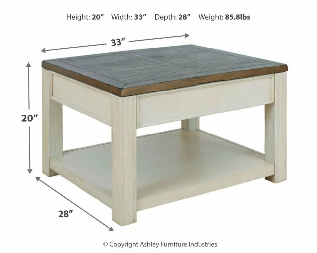 Best reviews of ✨ Ashley Furniture Bolanburg - Brown/white - Lift Top Cocktail Table Tables 🔥 10 Ashley Furniture Bolanburg - Brown/white - Lift Top Cocktail Table Tables
