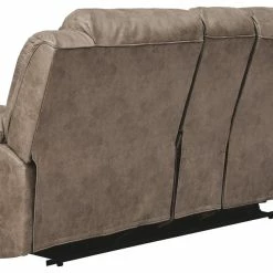 Ashley Furniture Stoneland - Console - Power Reclining Loveseats Reclining Furniture