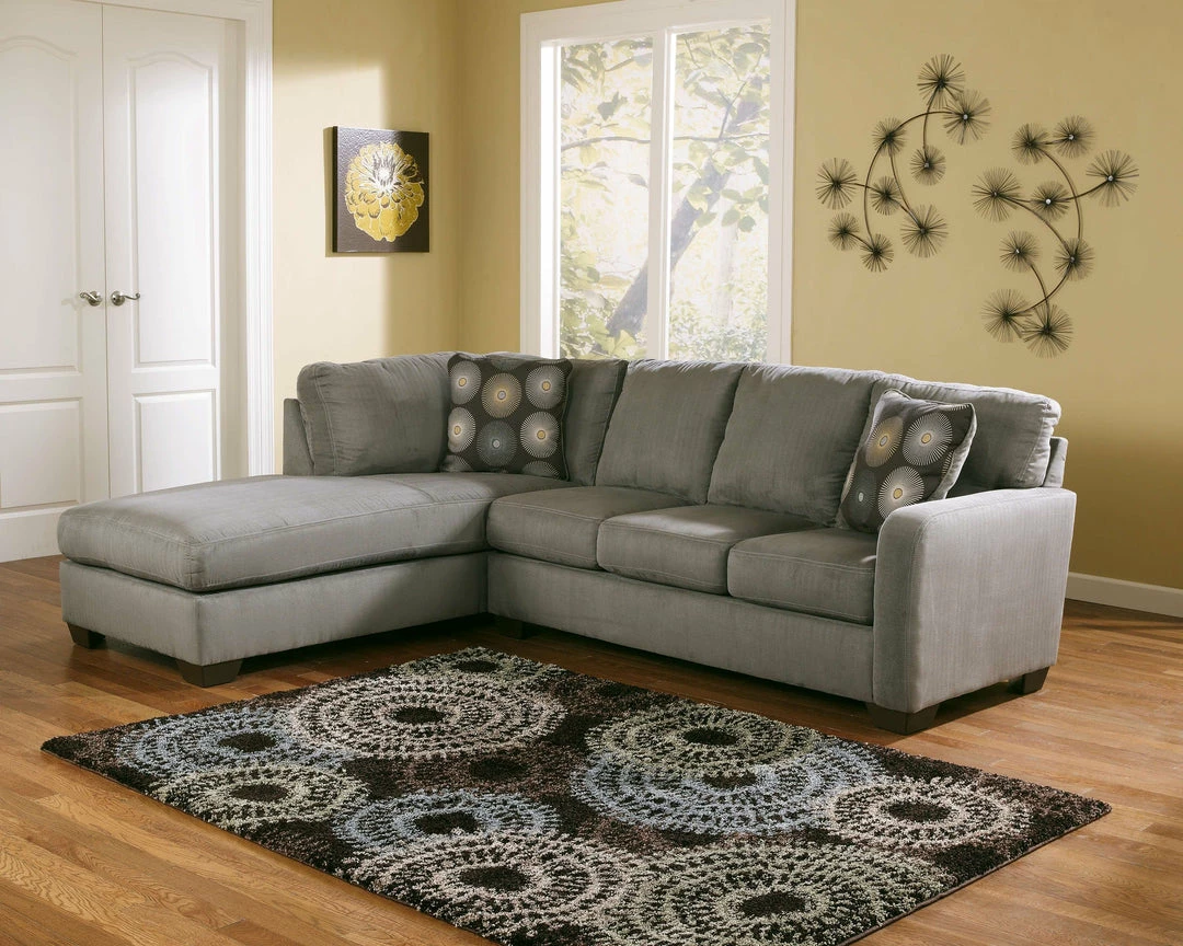 Buy 😍 Signature Design By Ashley® Sectionals Zella - Sectional With Chaise 🔥 3 Signature Design By Ashley® Sectionals Zella - Sectional With Chaise