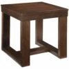 Ashley Furniture Watson - Dark Brown - Square End Table