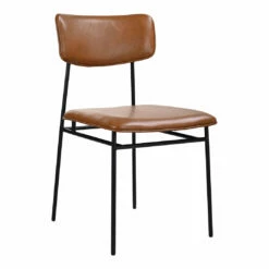 Moe's Home Collection Chairs Sailor Dining Chair Brown