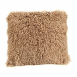 Moe's Home Collection Lamb Fur Pillow Large Natural Accessories