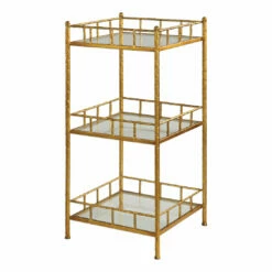 Tables Uttermost Tilly Gold Accent Shelf Table
