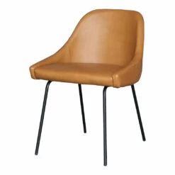 Moe's Home Collection Chairs Blaze Dining Chair Tan