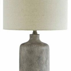 Ashley Furniture Linus - Antique Black - Ceramic Table Lamp (1/cn) Accessories