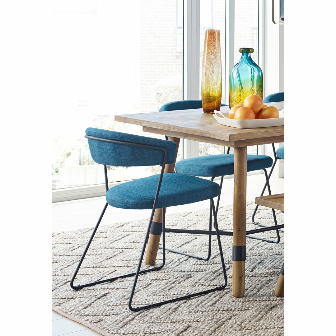 Outlet 🔥 Moe's Home Collection Adria Dining Chair Blue-m2 👏 8 Moe's Home Collection Adria Dining Chair Blue-m2