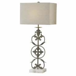 Uttermost Gerosa Aged Bronze Table Lamp