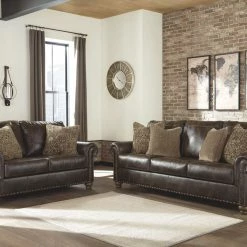 Ashley Furniture Nicorvo - Coffee - Loveseat