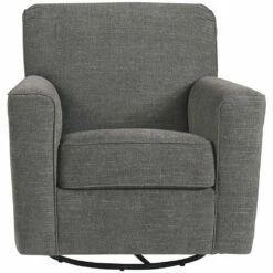 Ashley Furniture Alcona - Charcoal - Swivel Glider Accent Chair Chairs