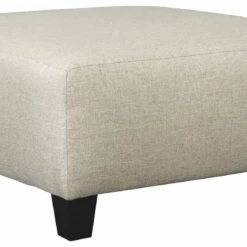 Ashley Furniture Ottomans Hallenberg - Fog - Oversized Accent Ottoman