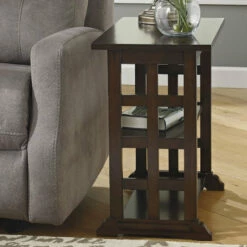 Flash Sale 🎉 Ashley Furniture Tables Braunsen - Brown - Chair Side End Table - Squared Sides ⭐ 23 Ashley Furniture Tables Braunsen - Brown - Chair Side End Table - Squared Sides