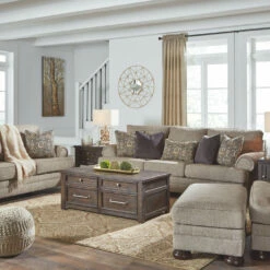 Signature Design By Ashley® Kananwood - Oatmeal - 2 Pc. - Chair And A Half With Ottoman Chair & Ottoman Sets
