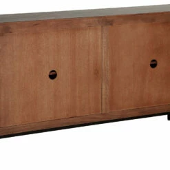 Ashley Furniture Treybrook - Distressed Gray - 4 Door Accent Cabinet