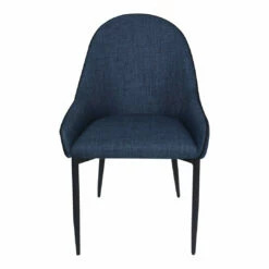 Moe's Home Collection Lapis Dining Chair Dark Blue-m2 Chairs