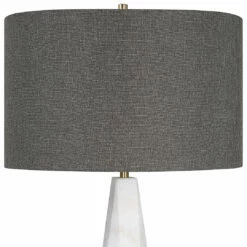 Uttermost Citadel White Marble Table Lamp