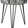 Ashley Furniture Dellman - Antique Silver Finish - Accent Table