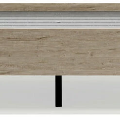 Signature Design By Ashley® Oliah - Natural - Queen Platform Bed Beds