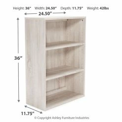 Outlet 🧨 Ashley Furniture Dorrinson - Antique Best In Class - Bookcase Bookcases 👏 23 Ashley Furniture Dorrinson - Antique Best In Class - Bookcase Bookcases