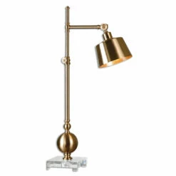 Accessories Uttermost Laton Brushed Brass Task Lamp