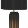 New 👏 Ashley Furniture Abaness - Black - Glass Table Lamp (2/cn) Accessories 🥰 2 Ashley Furniture Abaness - Black - Glass Table Lamp (2/cn) Accessories