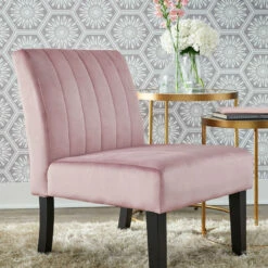Ashley Furniture Hughleigh - Pink - Accent Chair Chairs