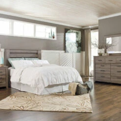 Hot Sale 🥰 Ashley Furniture Zelen - Urban - Panel Headboard Headboards ✔️ 8 Ashley Furniture Zelen - Urban - Panel Headboard Headboards