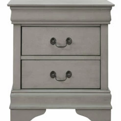 Ashley Furniture Kordasky - Gray - Two Drawer Night Stand