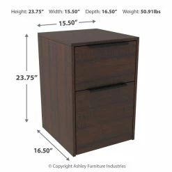 Ashley Furniture Cabinets Camiburg - Warm Brown - File Cabinet
