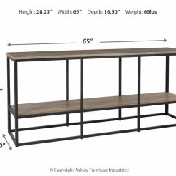 Ashley Furniture TV Stands Wadeworth - Brown/black - Extra Large Tv Stand