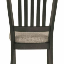 Ashley Furniture Tyler - Black/grayish Brown - Dining Uph Side Chair (2/cn) - Slatback