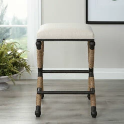 Best Pirce โญ Stools Uttermost Firth Rustic Oatmeal Counter Stool ๐ 18 Stools Uttermost Firth Rustic Oatmeal Counter Stool