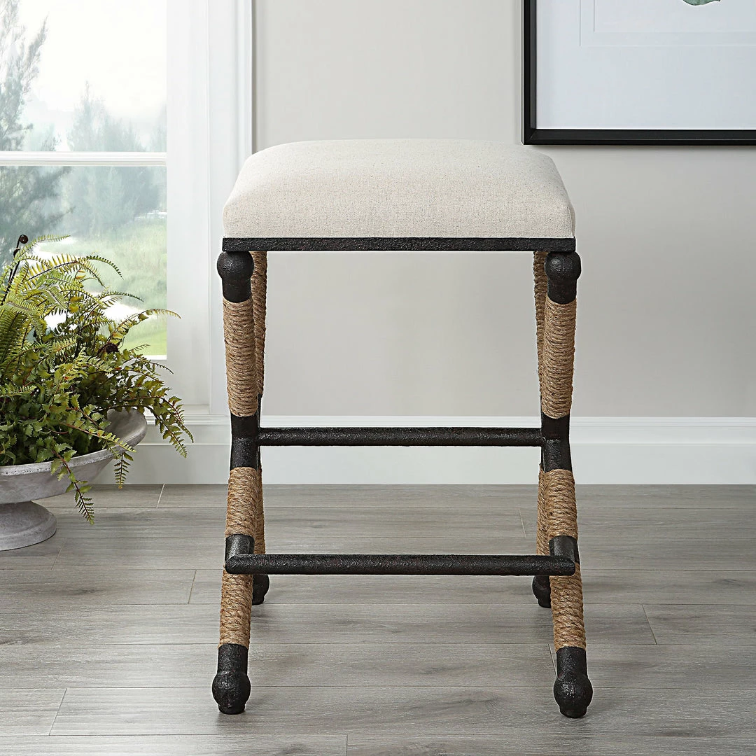 Best Pirce โญ Stools Uttermost Firth Rustic Oatmeal Counter Stool ๐ 9 Stools Uttermost Firth Rustic Oatmeal Counter Stool