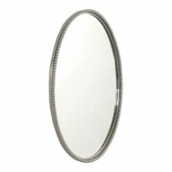 Accessories Uttermost Sherise Brushed Nickel Oval Mirror