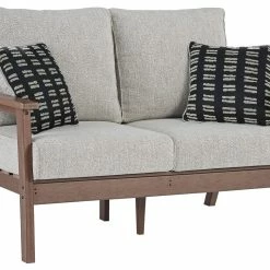 Signature Design By Ashley® Loveseats Emmeline - Brown/beige - Loveseat W/cushion