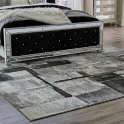 Cheap 🎁 Ashley Furniture Accessories Brycebourne - Black/cream/gray - Medium Rug 😀 8 Ashley Furniture Accessories Brycebourne - Black/cream/gray - Medium Rug