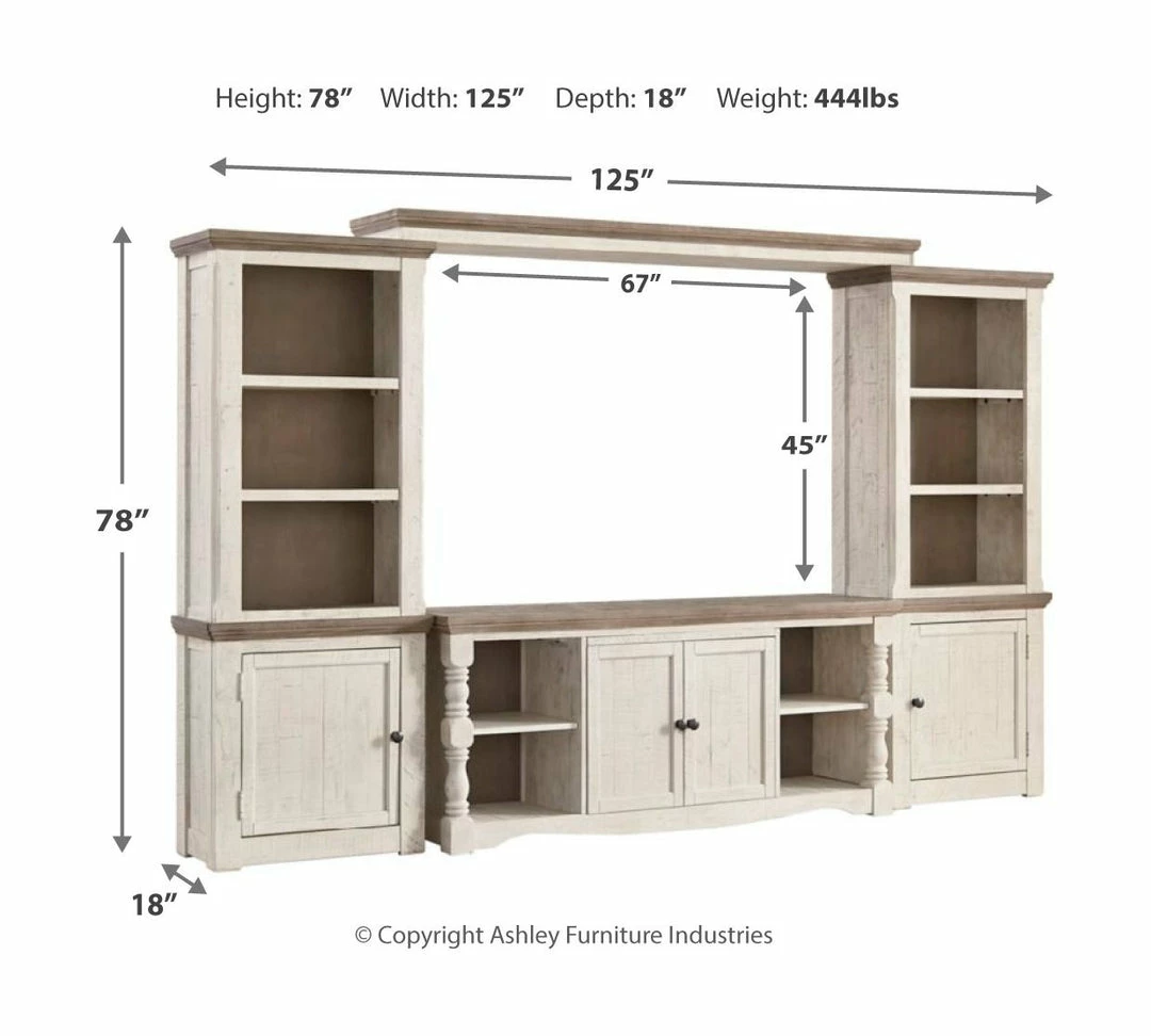 Buy 🎁 Signature Design By Ashley® Havalance - Two-tone - 4 Pc. - Entertainment Center - 67" Tv Stand ✔️ 4 Signature Design By Ashley® Havalance - Two-tone - 4 Pc. - Entertainment Center - 67" Tv Stand