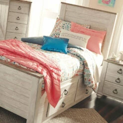 Best Pirce ๐ Ashley Furniture Willowton - Panel Headboard Headboards ๐ 8 Ashley Furniture Willowton - Panel Headboard Headboards