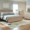 Signature Design By Ashley® Senniberg - Light Brown/white - 5 Pc. - Dresser, Mirror, Chest, Queen Panel Bed